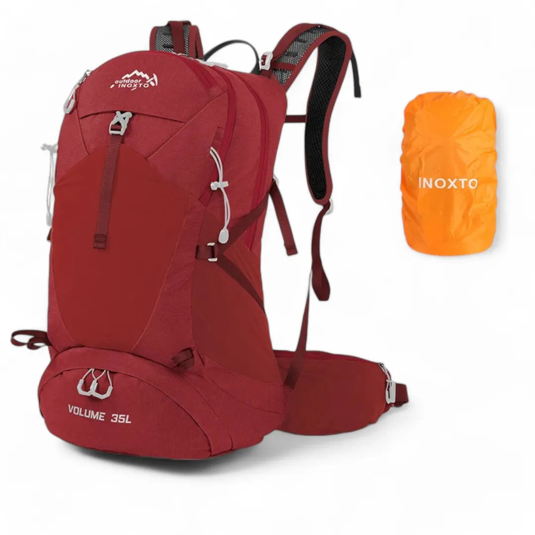 Mochila esportiva à prova d'água, 35L, ideal para camping, trekking e trilhas. Espaçosa, leve e resistente para aventuras ao ar livre. Mochila Esportiva, Mochila Espaçosa, Mochila Grande, Mochila à Prova D'água.