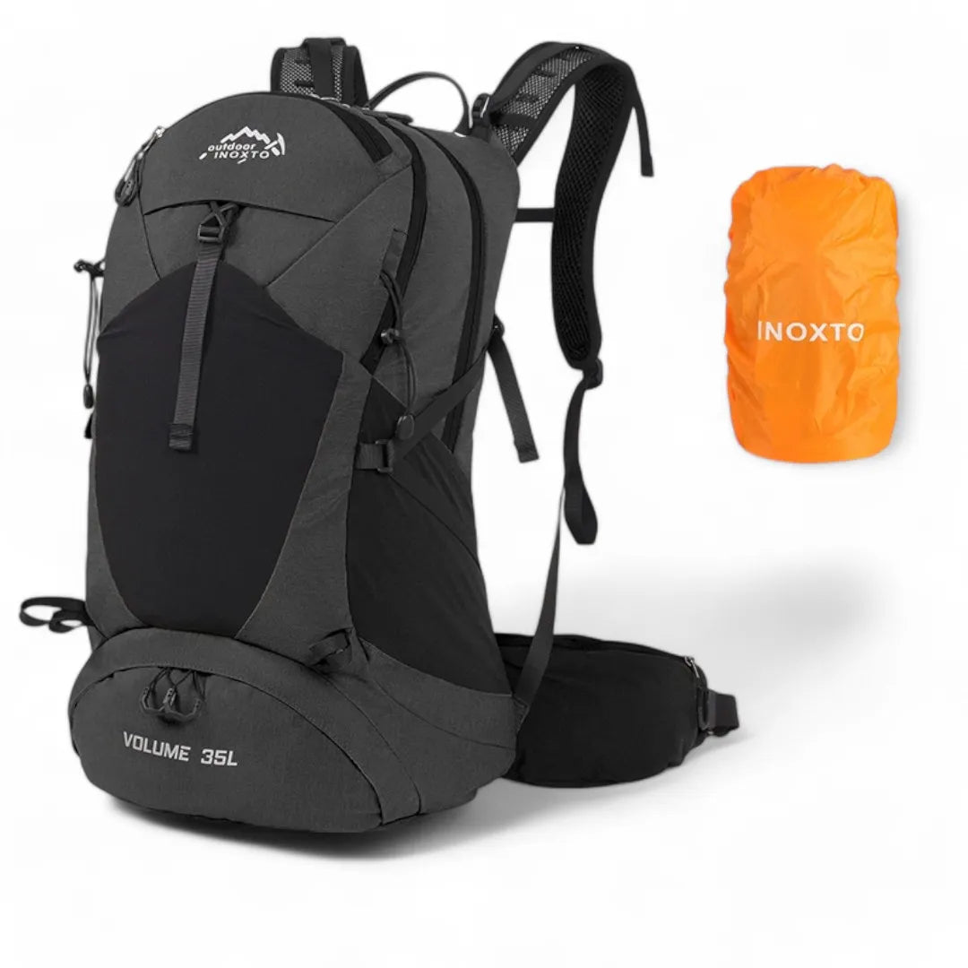 Mochila esportiva à prova d'água, 35L, ideal para camping, trekking e trilhas. Espaçosa, leve e resistente para aventuras ao ar livre. Mochila Esportiva, Mochila Espaçosa, Mochila Grande, Mochila à Prova D'água.