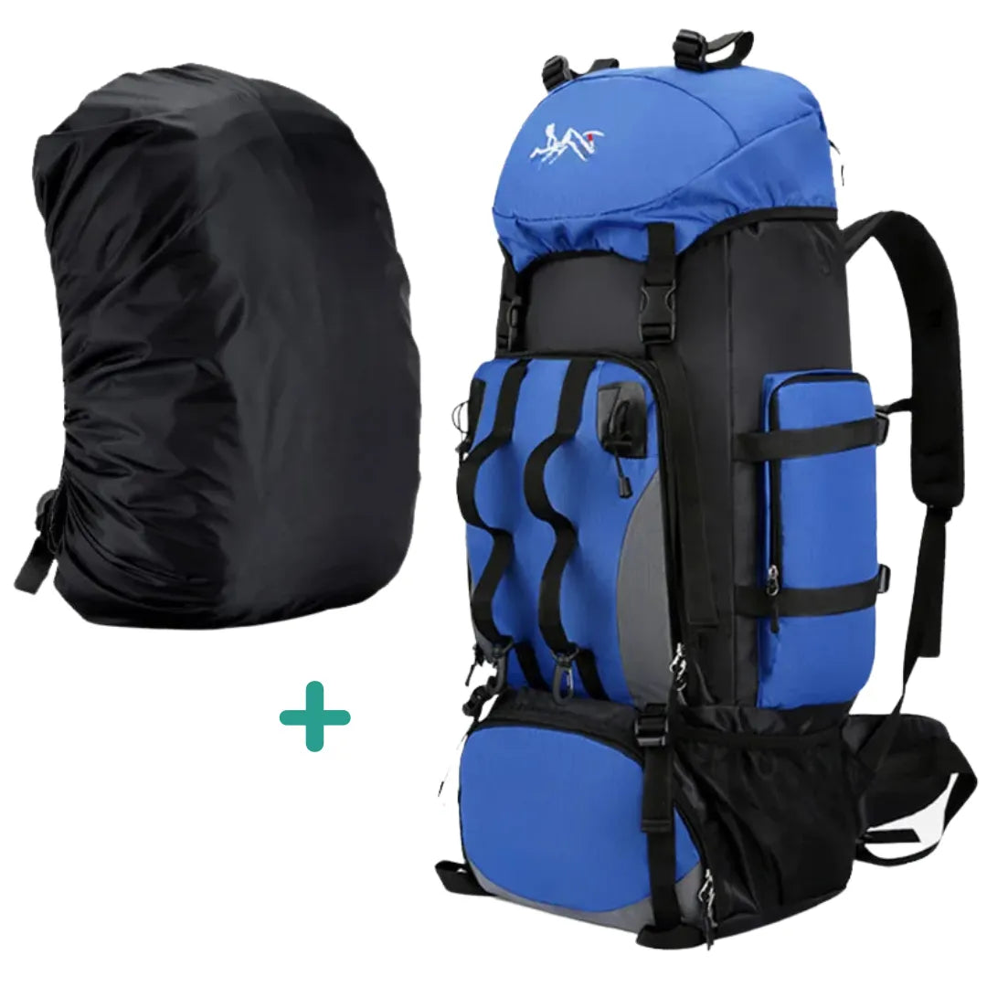 Mochila esportiva para hiking ZoutRain com capacidade de 90L, à prova d'água, ideal para trilhas, camping e viagens prolongadas. Perfeita para 5+ dias de aventura!
Mochila para Hiking, Mochila Impermeável, Mochila para Camping, Mochila de Trekking.