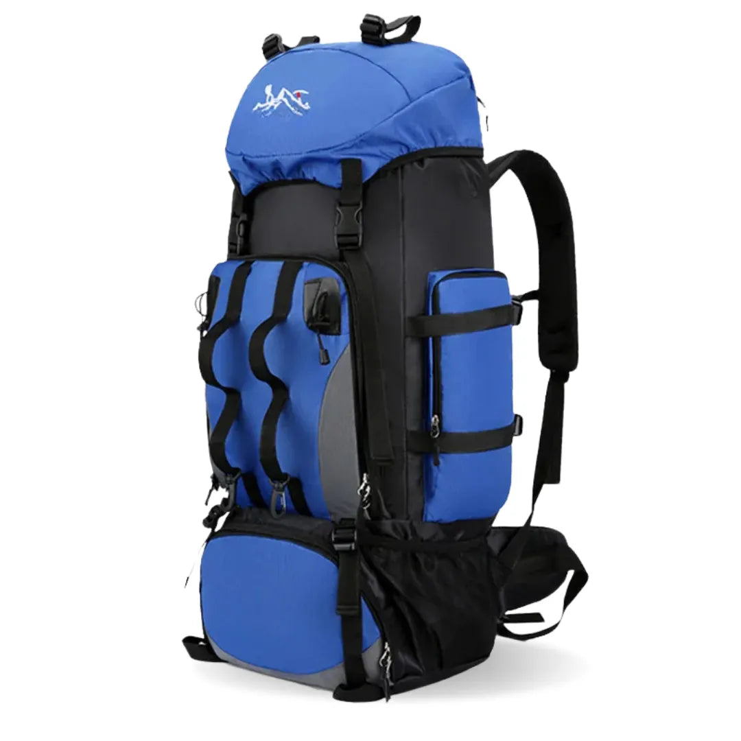 Mochila esportiva para hiking ZoutRain com capacidade de 90L, à prova d'água, ideal para trilhas, camping e viagens prolongadas. Perfeita para 5+ dias de aventura!
Mochila para Hiking, Mochila Impermeável, Mochila para Camping, Mochila de Trekking.