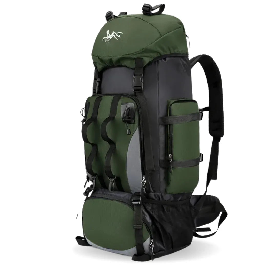 Mochila esportiva para hiking ZoutRain com capacidade de 90L, à prova d'água, ideal para trilhas, camping e viagens prolongadas. Perfeita para 5+ dias de aventura!
Mochila para Hiking, Mochila Impermeável, Mochila para Camping, Mochila de Trekking.